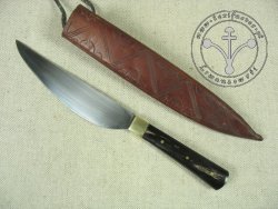 KS-009 Nóż średniowieczny w rogowej oprawie