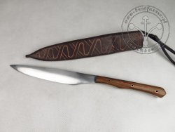 KS-027B Nóż średniowieczny w drewnianej oprawie