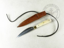 KS-053 Nóż średniowieczny w kościanej oprawie - mały