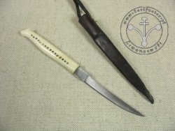 KS-003 Nóż średniowieczny w kościanej oprawie