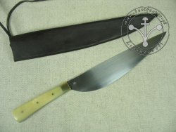 KS-023 Wielki nóż średniowieczny w kościanej oprawie