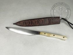 KS-027 Nóż średniowieczny w kościanej oprawie