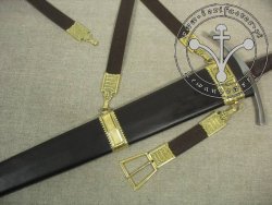 SC-04 Pochwa do miecza i pas mieczowy na XIV-XV wiek